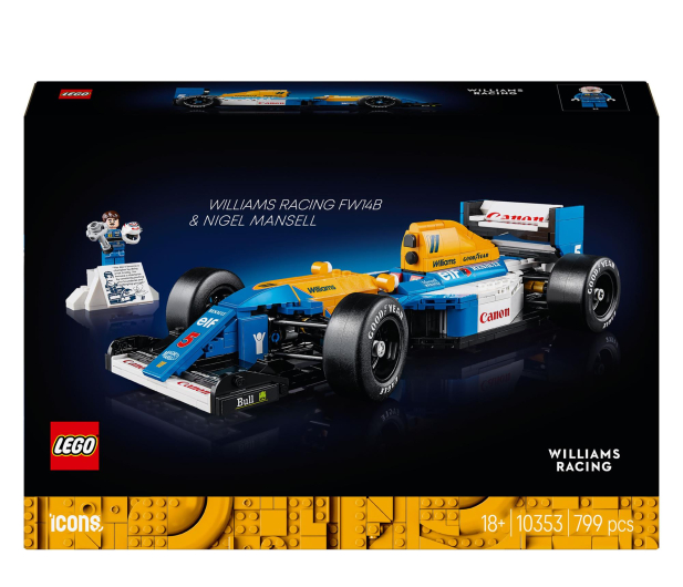 LEGO Icons 10353 Williams Racing FW14B i Nigel Mansell - 1308168 - zdjęcie